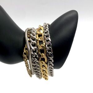 Jenny Bird Multi Mixed Chain Bracelet
